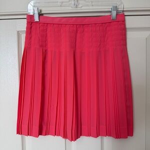 NWT J. Crew Pleated Skirt Coral Size 2